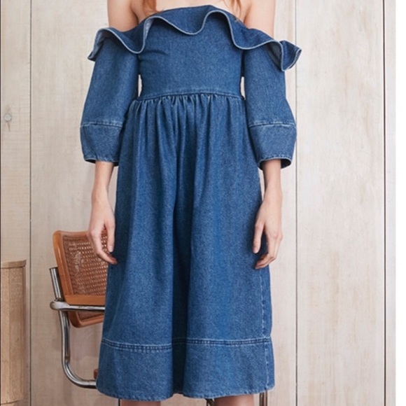 Apiece Apart Nueva Mar Stonewash Dress - Picture 1 of 3